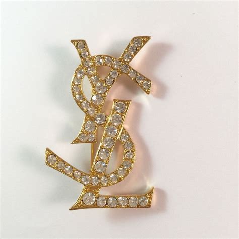 broche yves saint laurent occasion|yves saint laurent brooch.